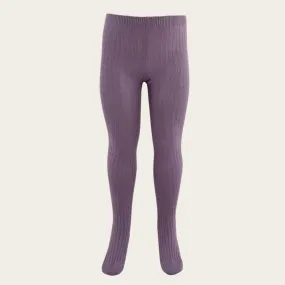 Blueberry Ribbed Tights