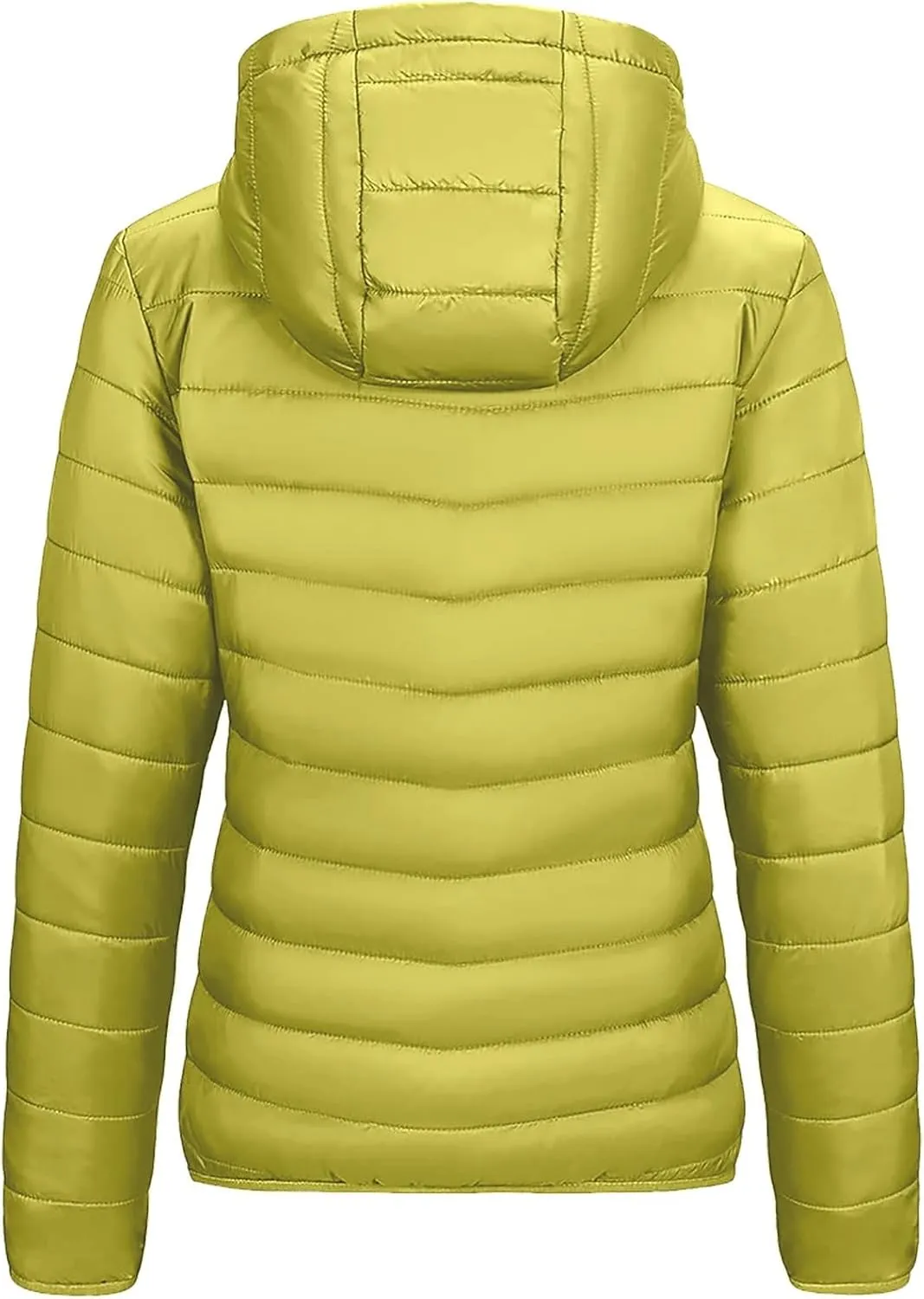 Packable Puffer Jacket Women Lightweight Winter Down Jacket with Hood Quilted Puffer Jacket Casual Full Zip Outerwear