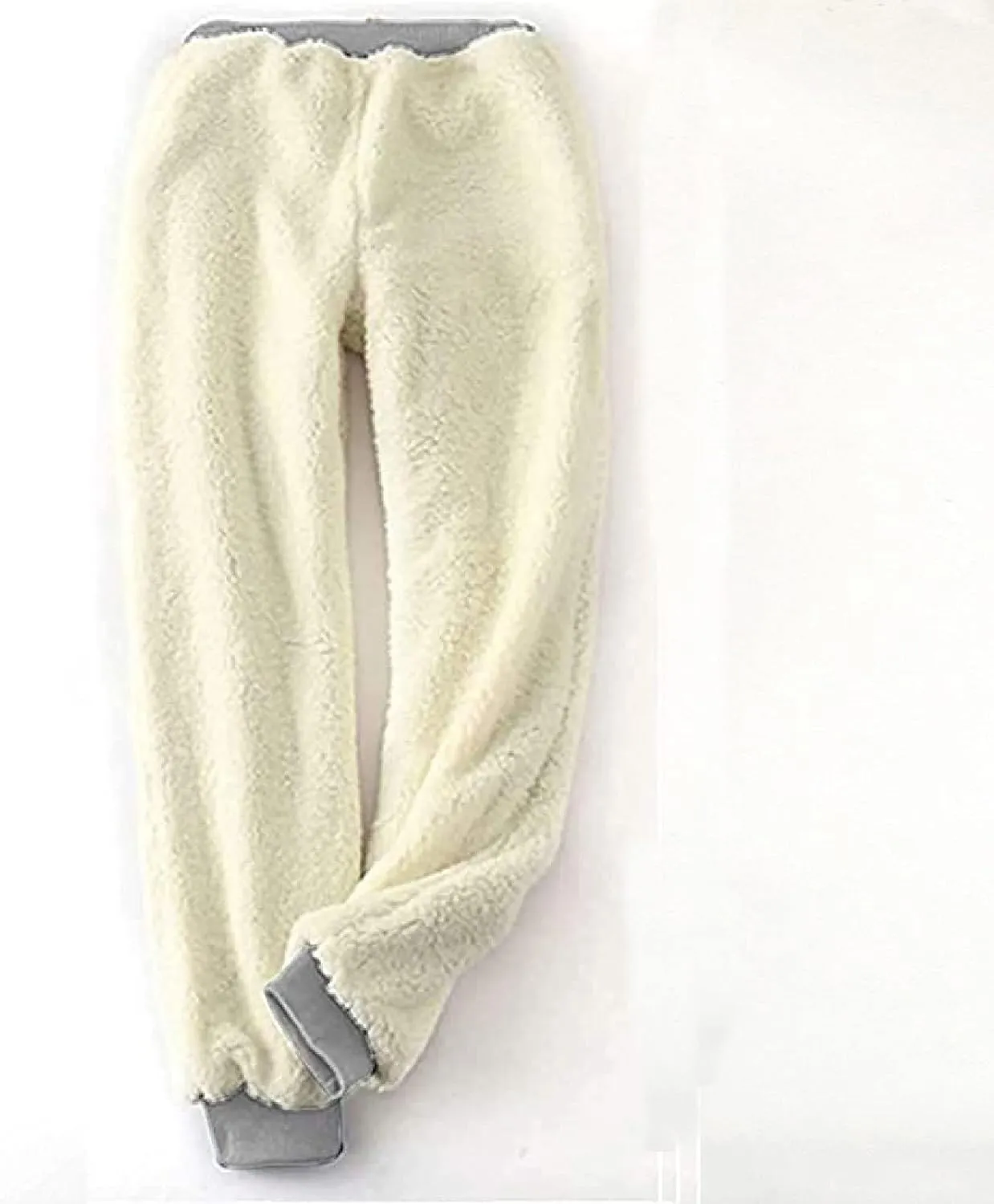 Sweatpants Women Sherpa Lined Winter Warm Fleece Joggers Casual Comfy Thermal Workout Athletic Trousers with Pockets