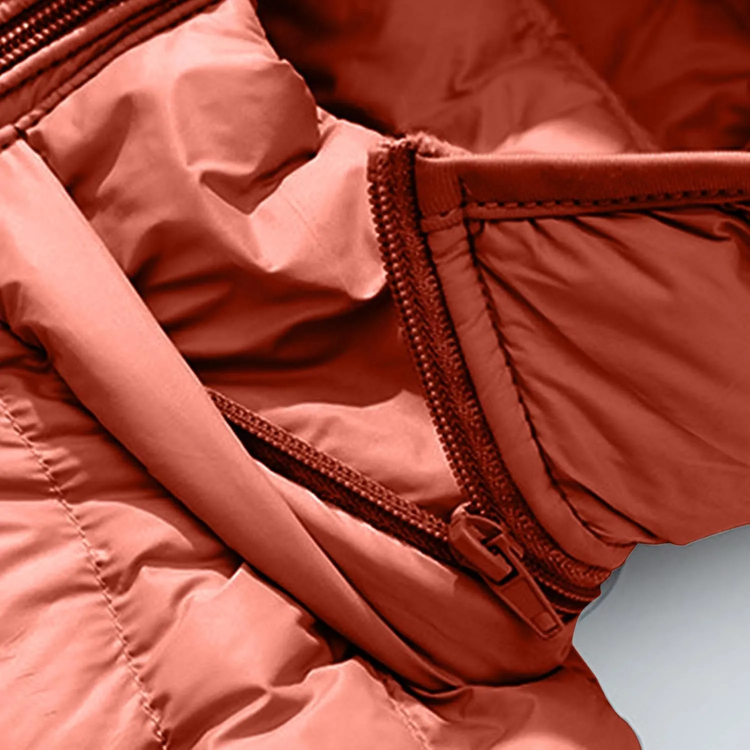 Women's Warm Winter Coats Insulated Lightweight Cropped Puffer Coats Packable Solid Hooded Zipper Down Jackets